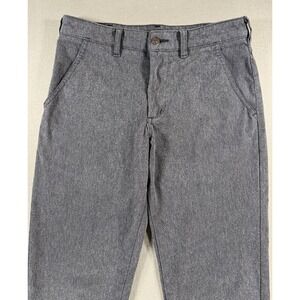 Mens Size 30 Edwin Gray Slim Pants "Denisla" (Denim Slacks)